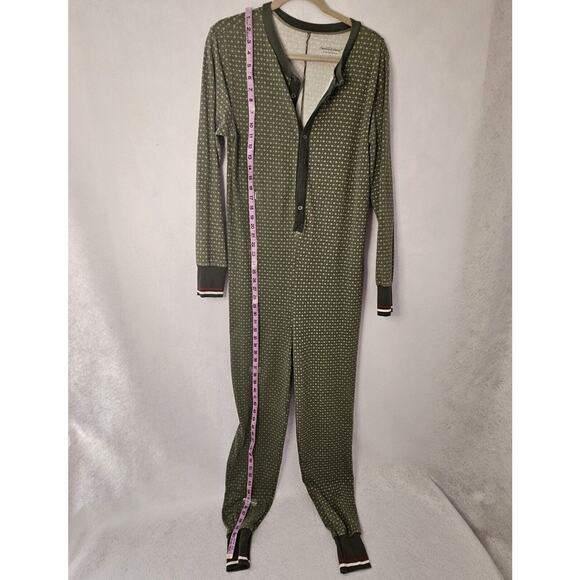 HEARTH & HAND by MAGNOLIA Mens Sz Small Button Down Footie - Picture 3 of 8